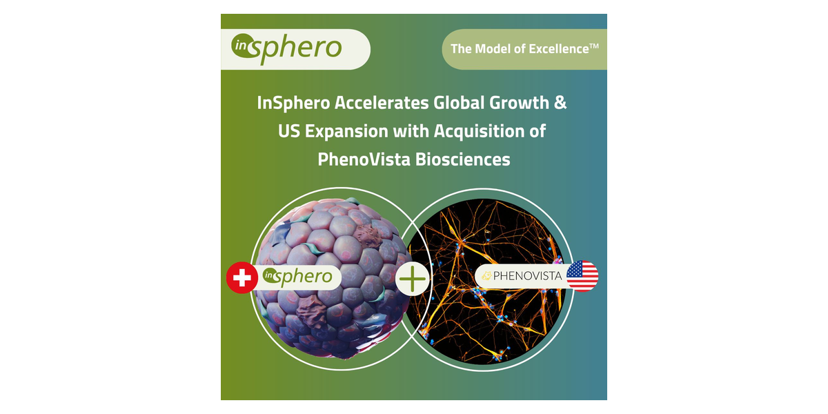 InSphero Acquires CRO PhenoVista Biosciences to Strengthen U.S ...